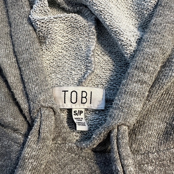 TOBI Grey Bell-Bottom Hoodie - Picture 6 of 6